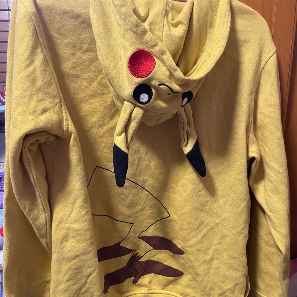 Yellow Pikachu Hoodie